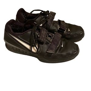 Nike Romaleos 2 Mens Size 11 Powerlifting Shoes Black White